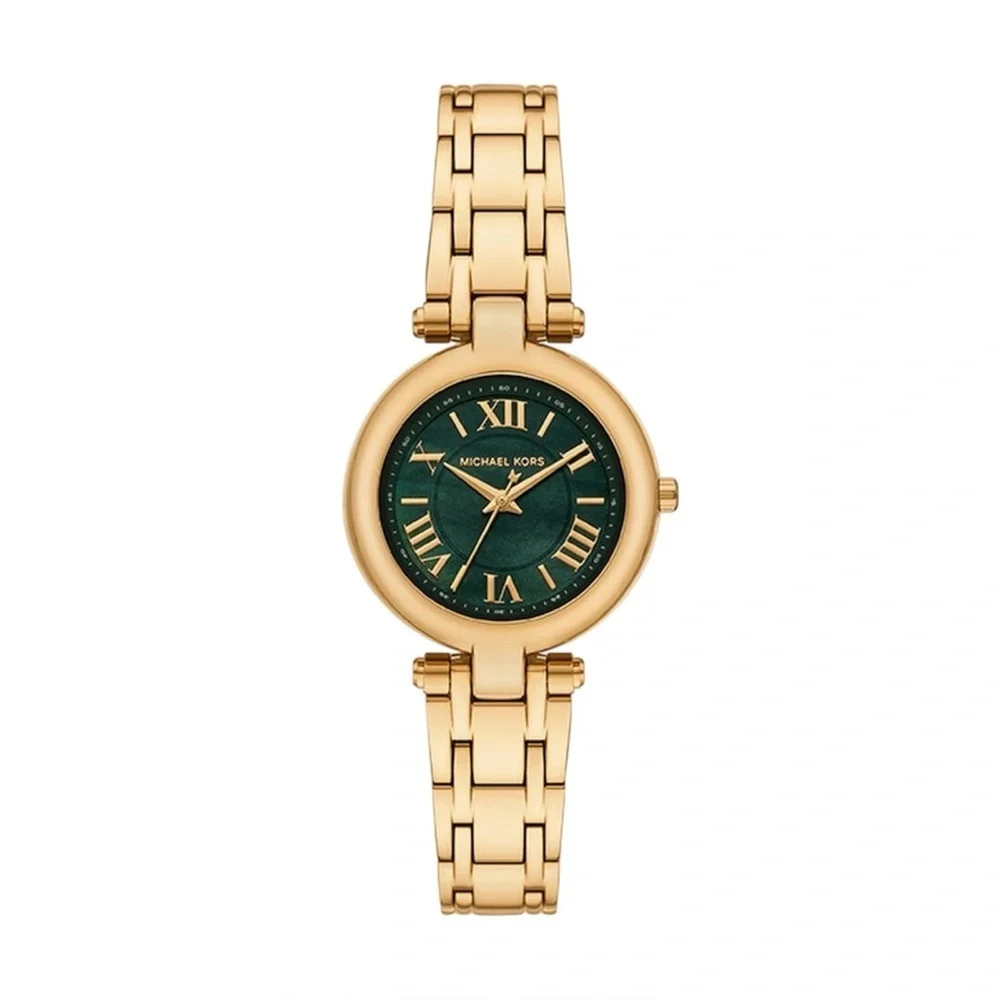 Michael Kors Parker Mini MK6139 Watch Gold Crystal Bezel Tortoise Bracelet RUNS Michael Kors Mini Watch | eBay main image 3